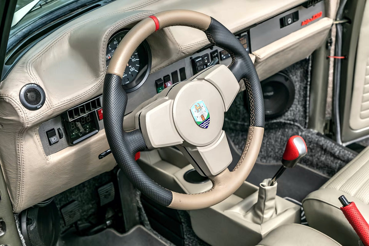 1978-95 Porsche 928 steering wheel cover - 3-spoke non-airbag