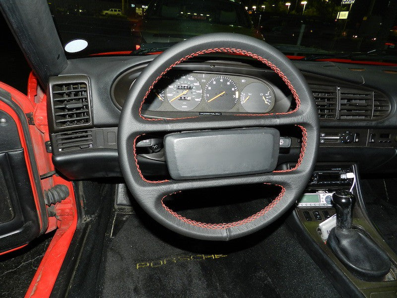 1990-94 Porsche 911 (964) steering wheel cover - for non-airbag wheel