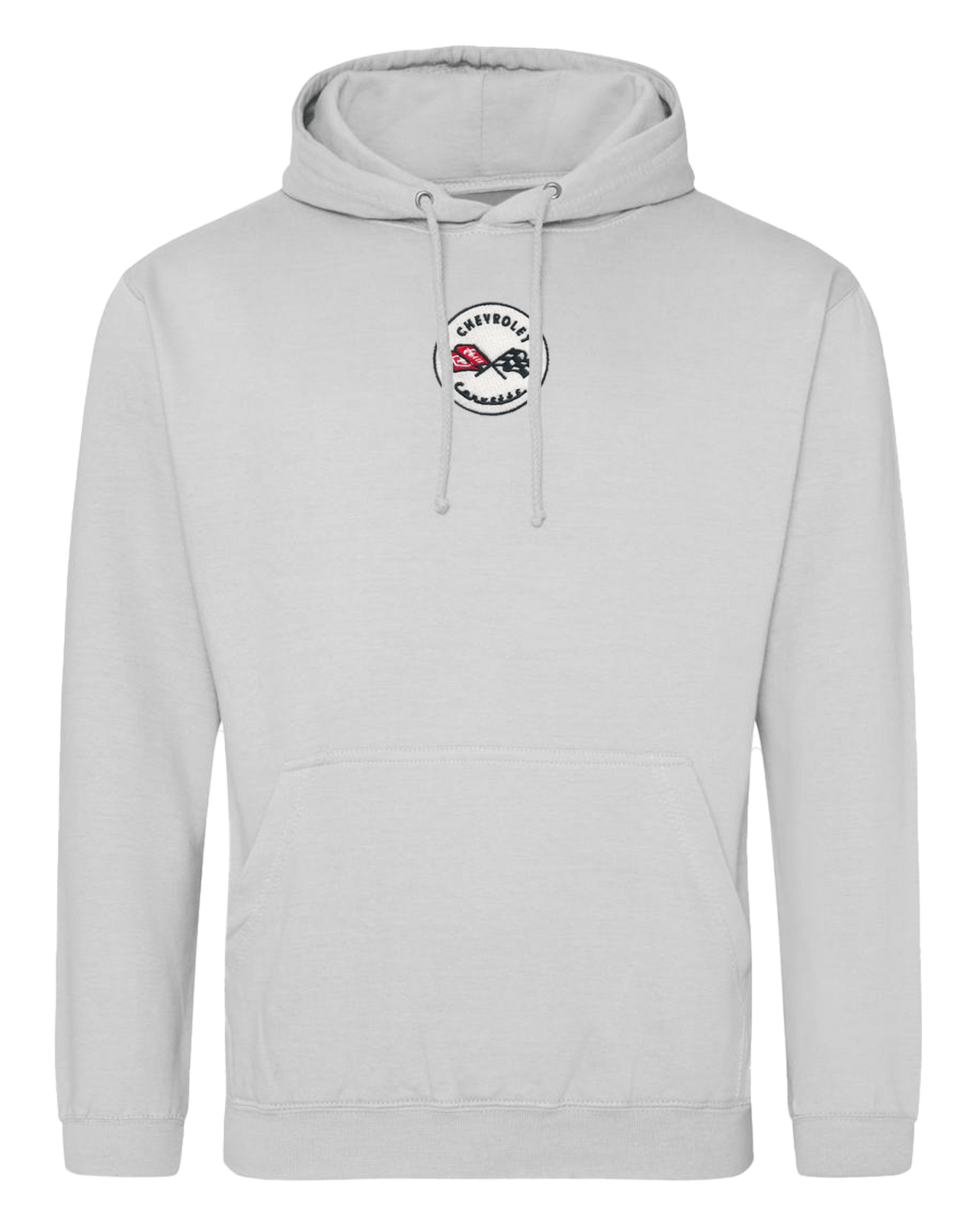 Corvette Embroidered Hoodie - Moondust Gray