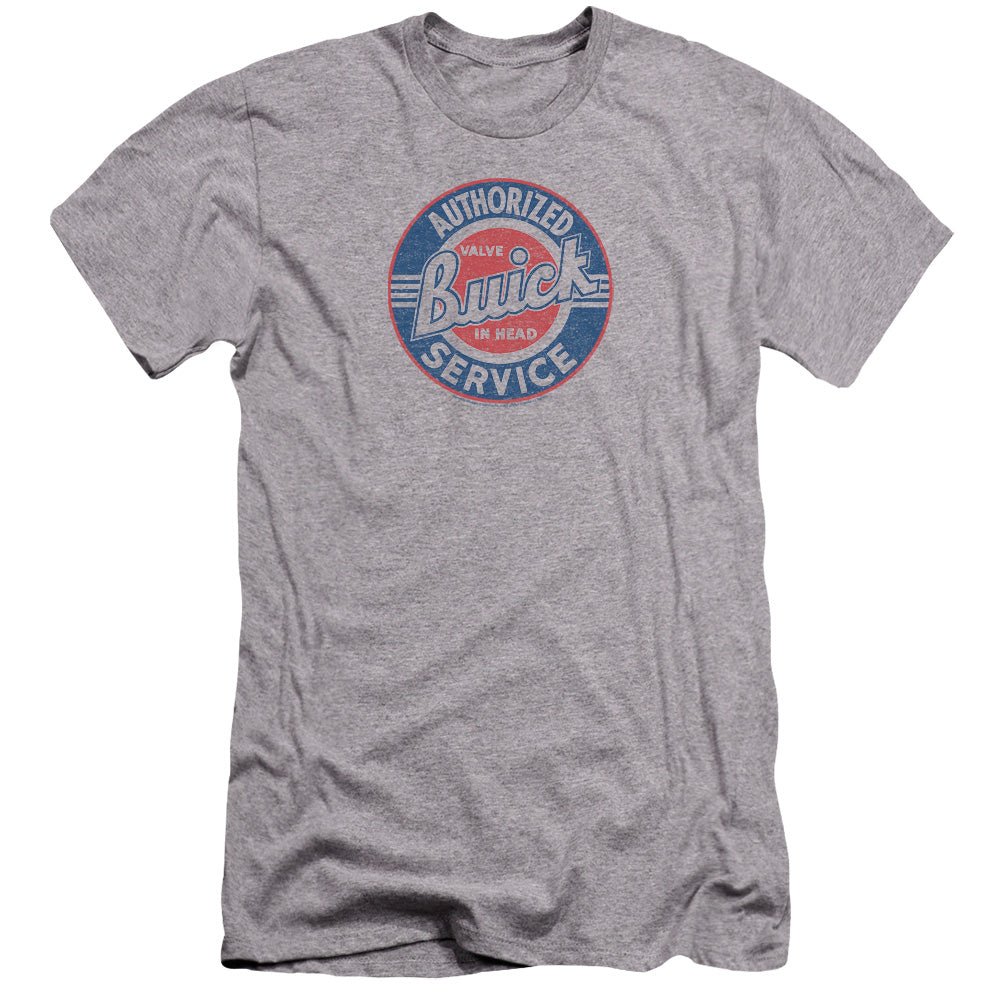Buick Authorized Service Premium Canvas Adult Slim Fit Tee Athletic Heather