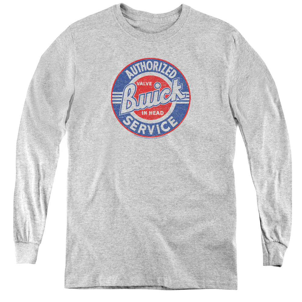 Buick Authorized Service Youth Long Sleeve Tee Athletic Heather