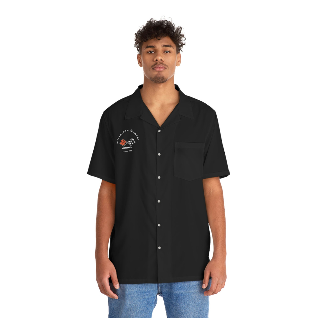 c3-corvette-mens-short-sleeve-front-button-hawaiian-style-shirt