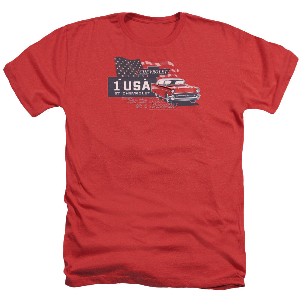 Chevrolet See The USA-Adult Regular Fit Short Sleeve