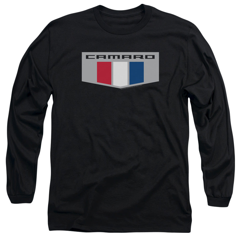 Chevrolet Camaro Emblem-Adult Long Sleeve-Black