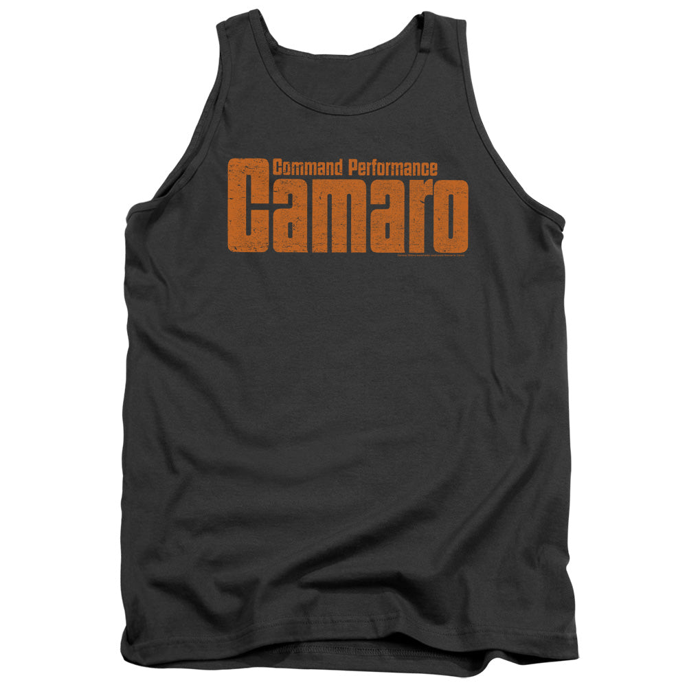 Chevrolet Camaro Command Performance-Adult Tank Top-Charcoal