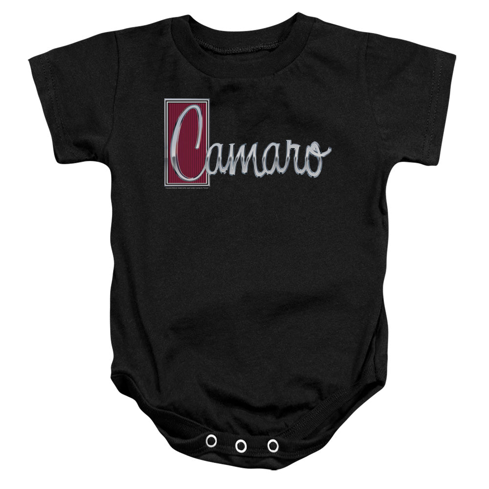 Chevrolet Camaro Script-Infant Snapsuit-Black