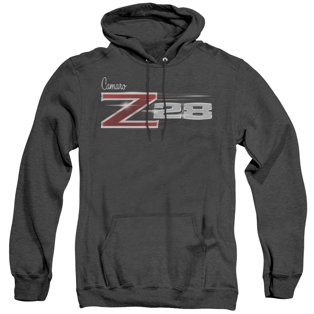 Chevrolet Camaro Z28 Logo-Adult Pullover Hoodie-Black