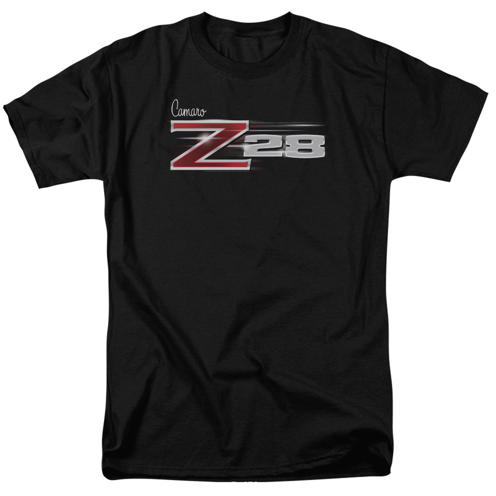 Chevrolet Camaro Z28 Logo-Adult Short Sleeve- Black