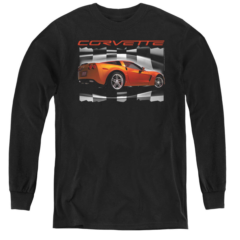Chevrolet C6 Corvette Z06 Orange-L/S Youth-Black