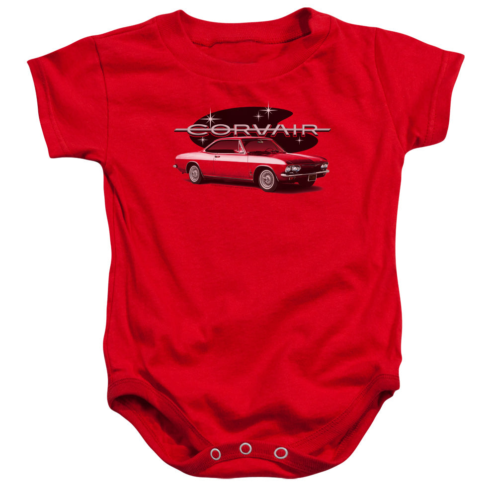 1965 Chevrolet Corvair Mona Spyda Coupe-Infant Snapsuit-Red