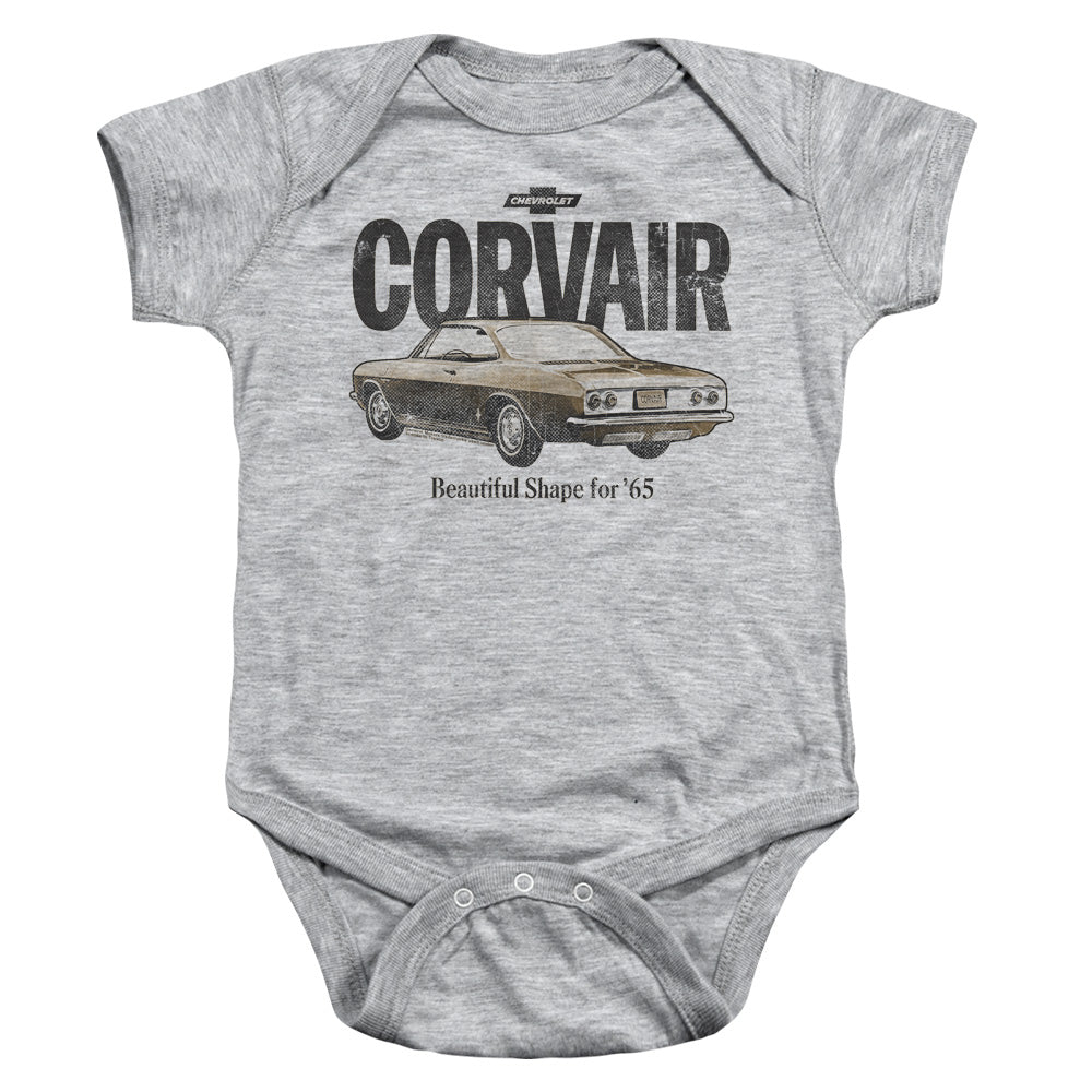 Chevrolet Retro Corvair-Infant Snapsuit-Athletic Heather