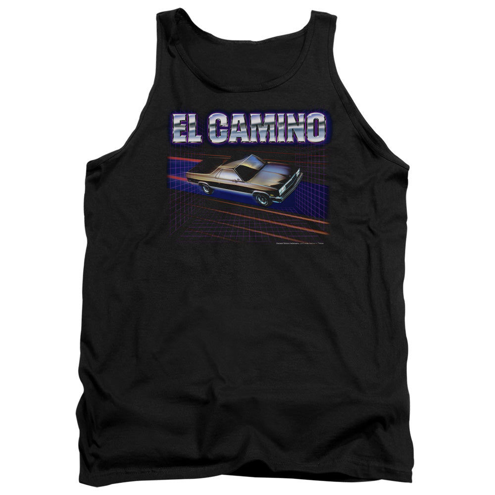 Chevrolet El Camino 85-Adult Tank Top-Black