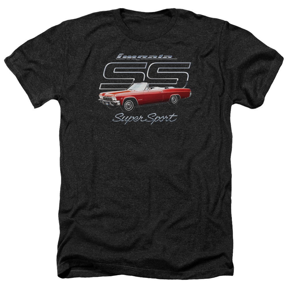 Chevrolet Impala SS-Adult Regular Fit Heather Short Sleeve-Charcoal
