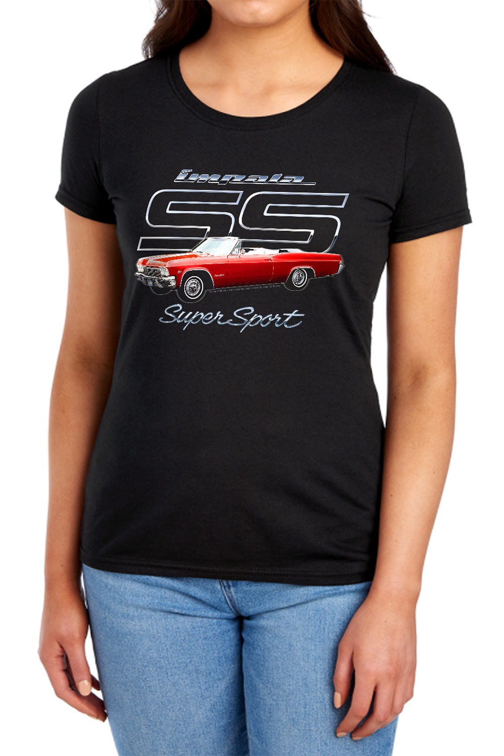 Chevrolet Impala SS-Women's Short Sleeve-Black