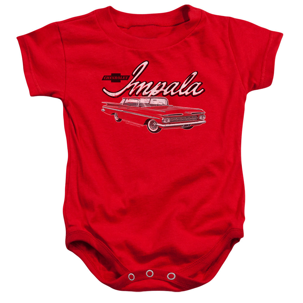 Chevrolet Classic Impala-Infant Snapsuit-Red