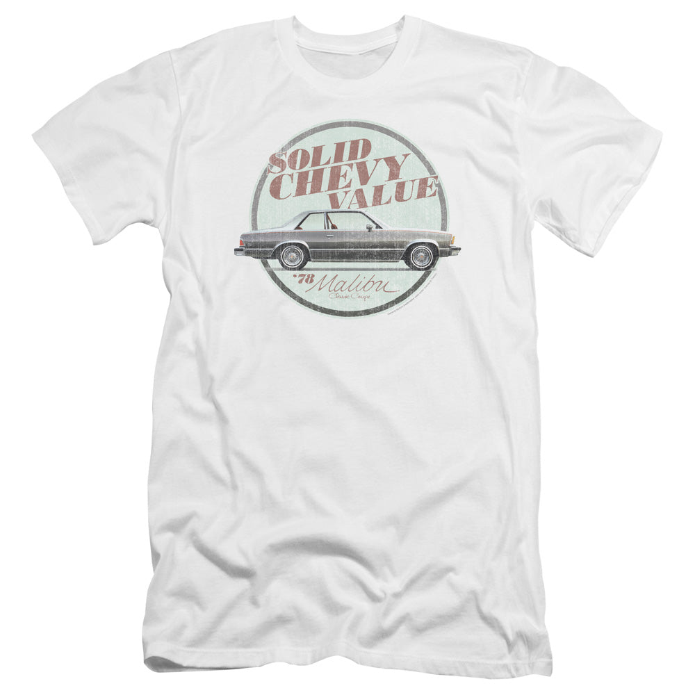 Chevrolet Do The Bu-Premium Canvas Adult Slim Fit 30/1-White