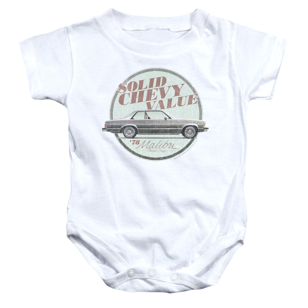 Chevrolet Do The Bu-Infant Snapsuit-White