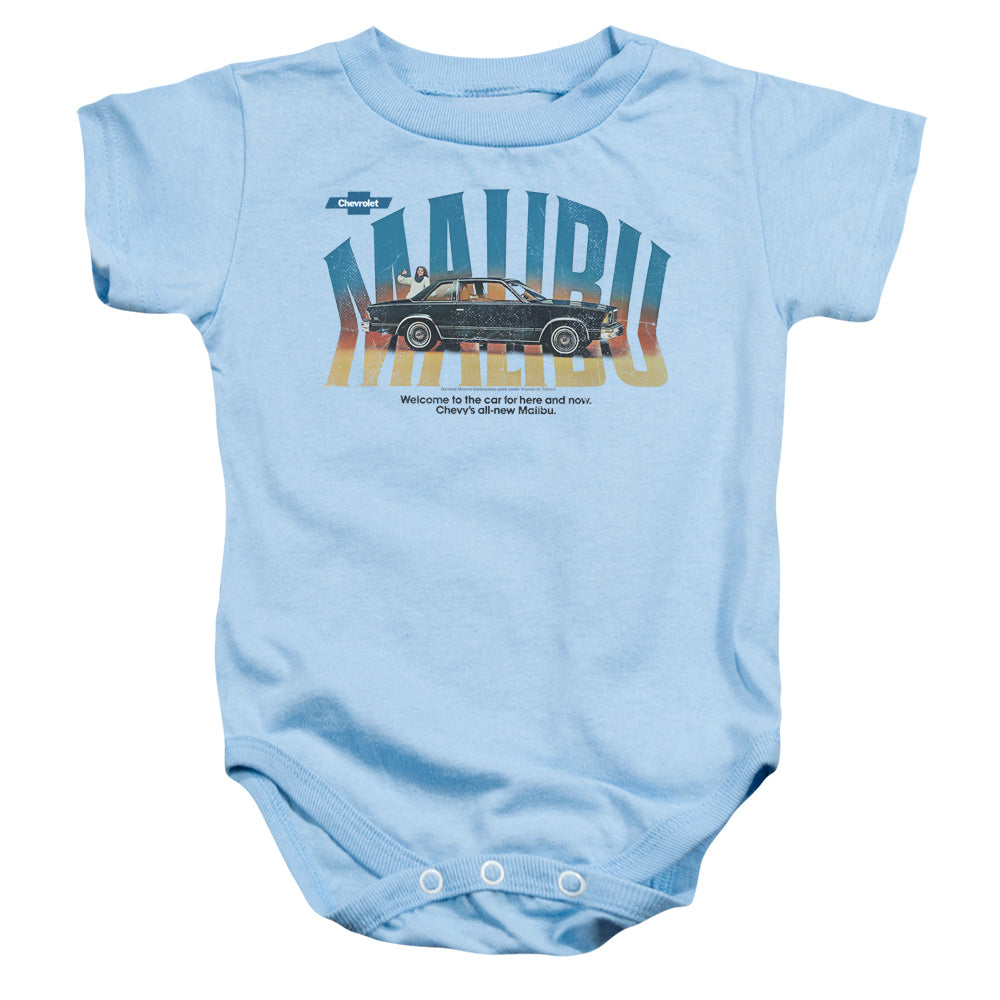 Chevrolet Malibu Thumbs Up - Infant Snapsuit - Light Blue