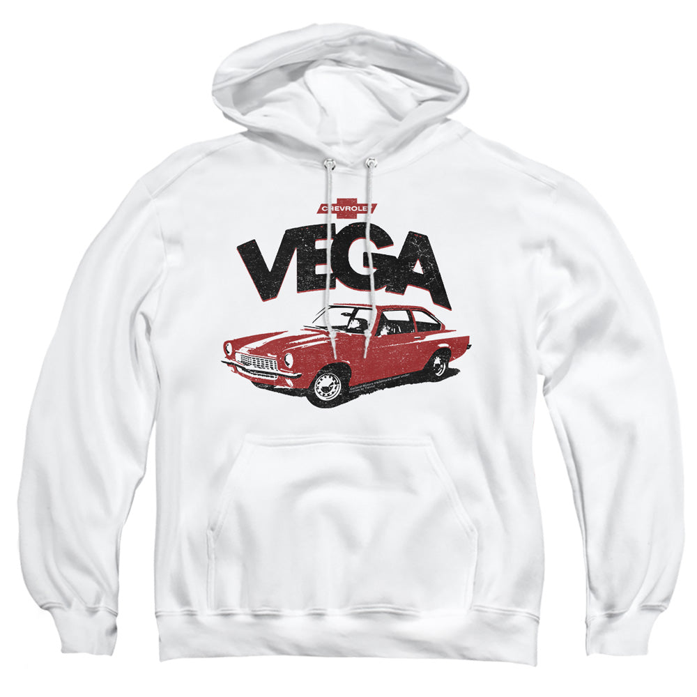 Chevrolet Rough Vega-Adult Pullover Hoodie-White