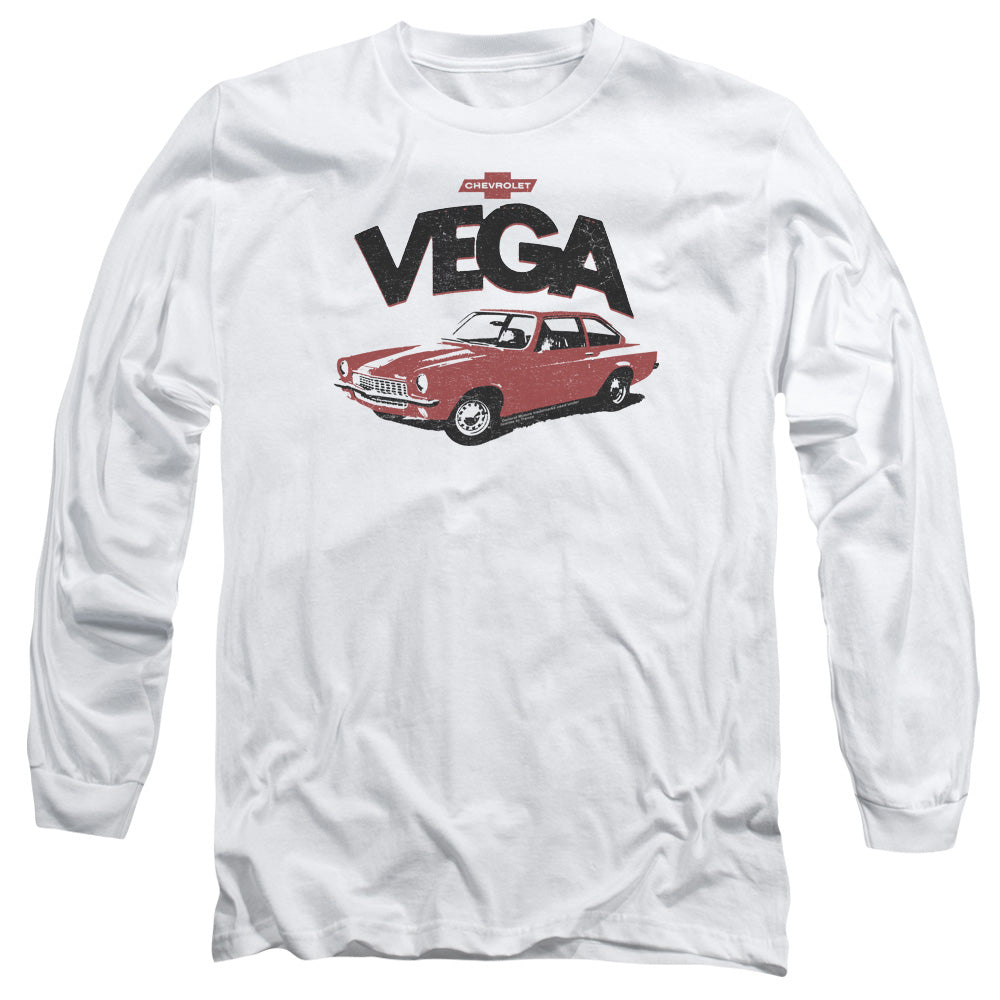 Chevrolet Rough Vega-Adult Long Sleeve-White