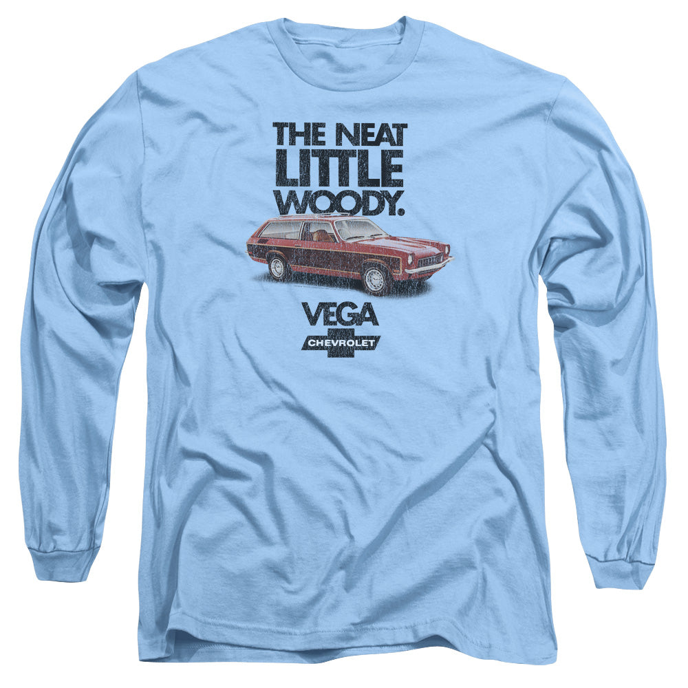 Chevrolet Vega The Neat Little Woody-Adult Long Sleeve-Carolina Blue