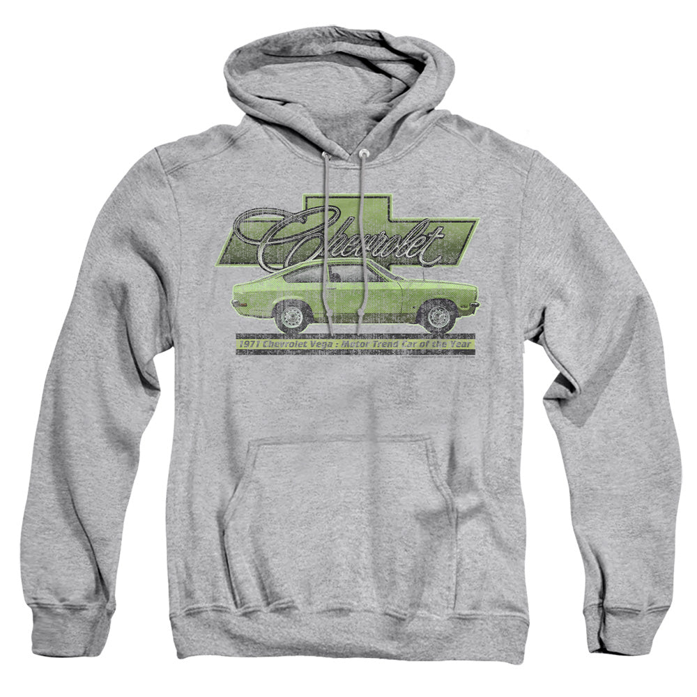 Chevrolet Vega Car of the Year 71-Adult Pullover Hoodie-Athletic Heather