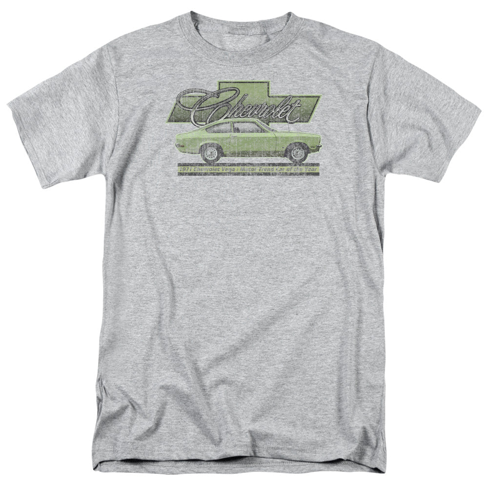 Chevrolet Vega Car of the Year 71-Adult Short Sleeve-Athletic Heather