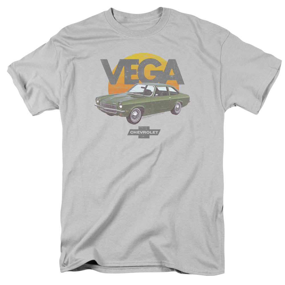 Chevrolet Vega Sunshine-Adult Regular Fit Short Sleeve-Silver