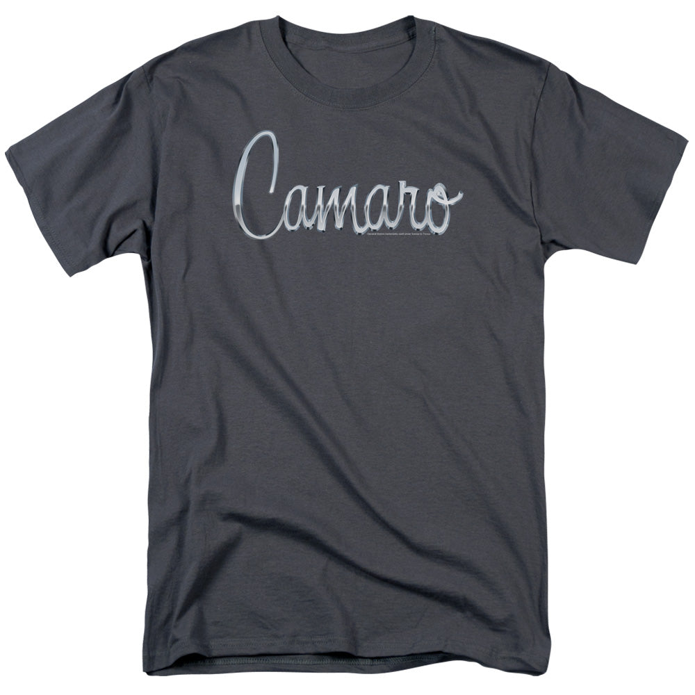 Chevrolet Classic Camaro Metal-Adult Regular Fit Short Sleeve-Charcoal