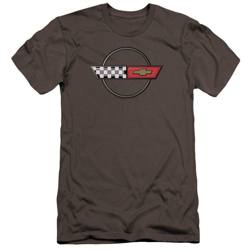 C4 Corvette Logo-Premium Canvas Adult Slim Fit 30/1-Charcoal