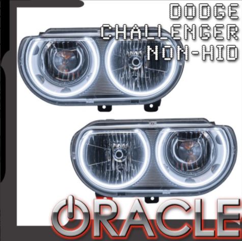 2008 2014 Dodge Challenger SMD LED Headlights (Non-HID) - ColorShift WiFi  - CA