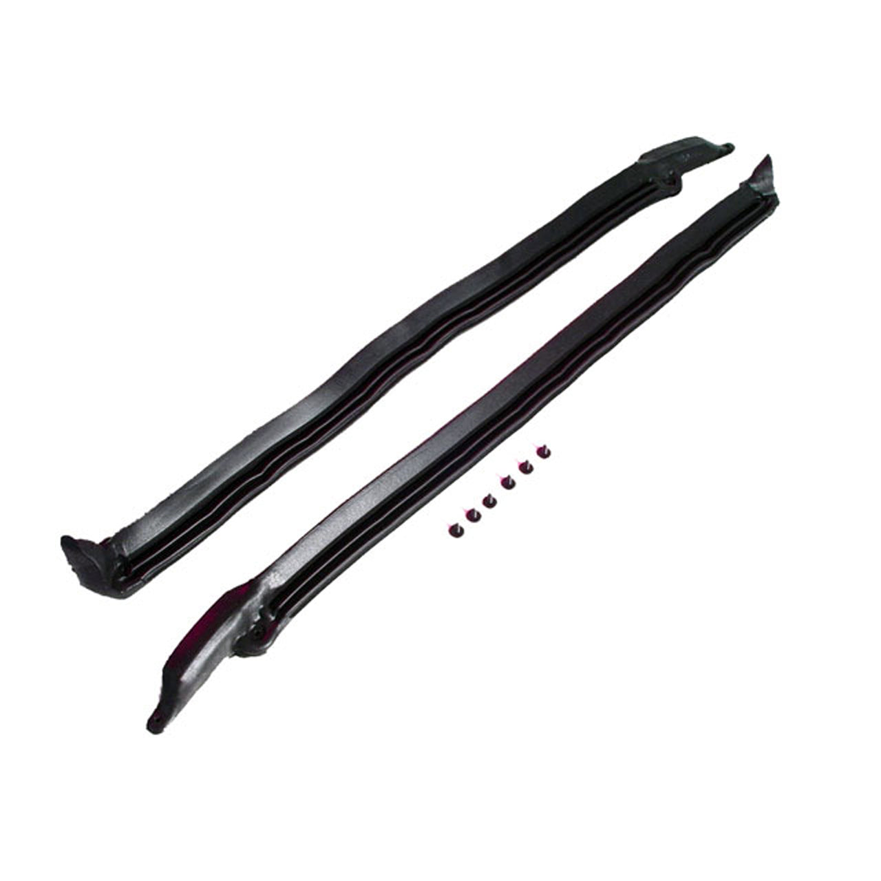 Cz 8107 Windshield Pillar Post Seals For Convertibles Buick Gran Sport 1966-1967, Skylark 1966-1967, Special 1966