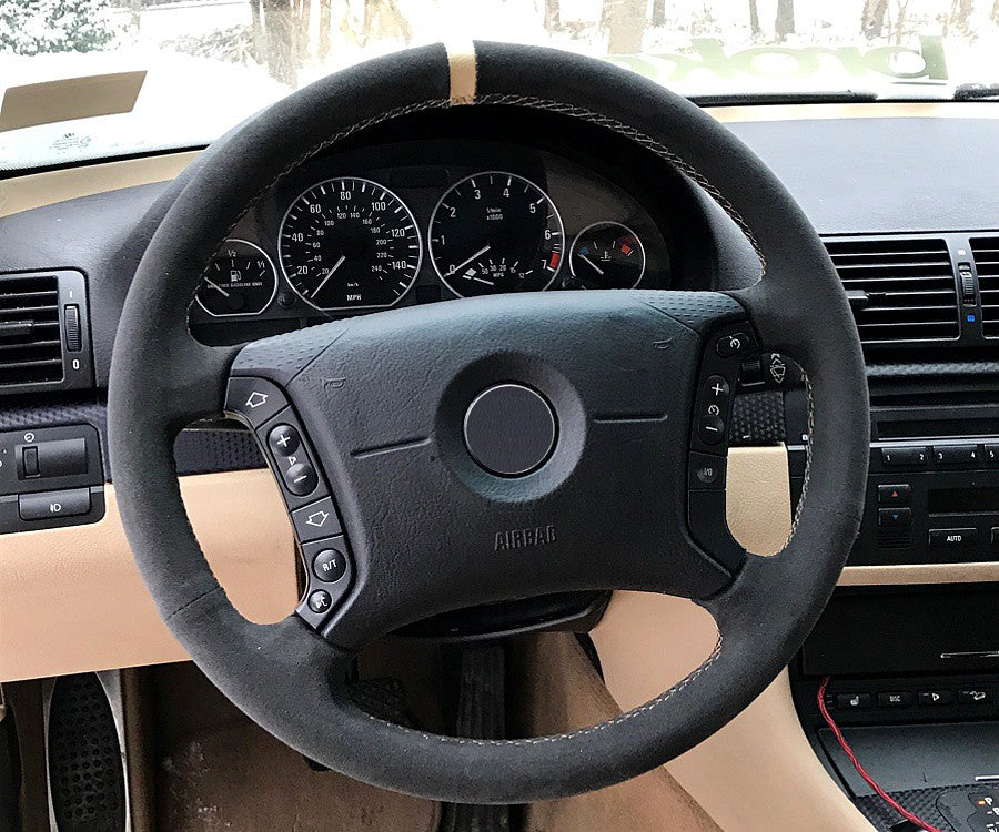 1999-05 BMW 3-series steering wheel cover - 4-spoke