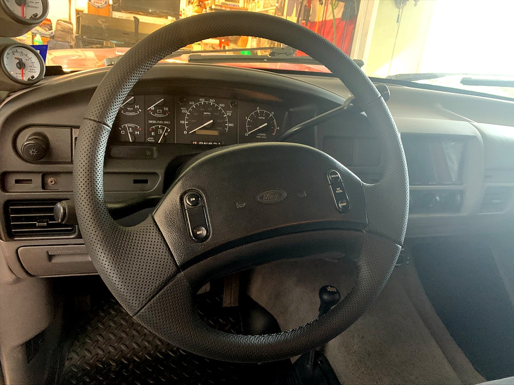 1992-96 Ford F-150 steering wheel cover - 2-spoke