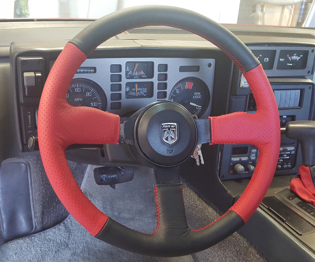 1982-92 Pontiac Firebird steering wheel cover - 3 spoke