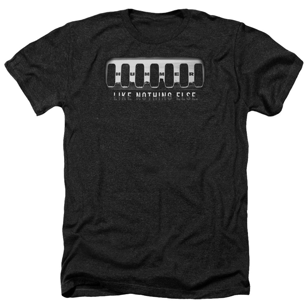 Hummer Grill Adult Regular Fit Heather Short Sleeve Tee Charcoal