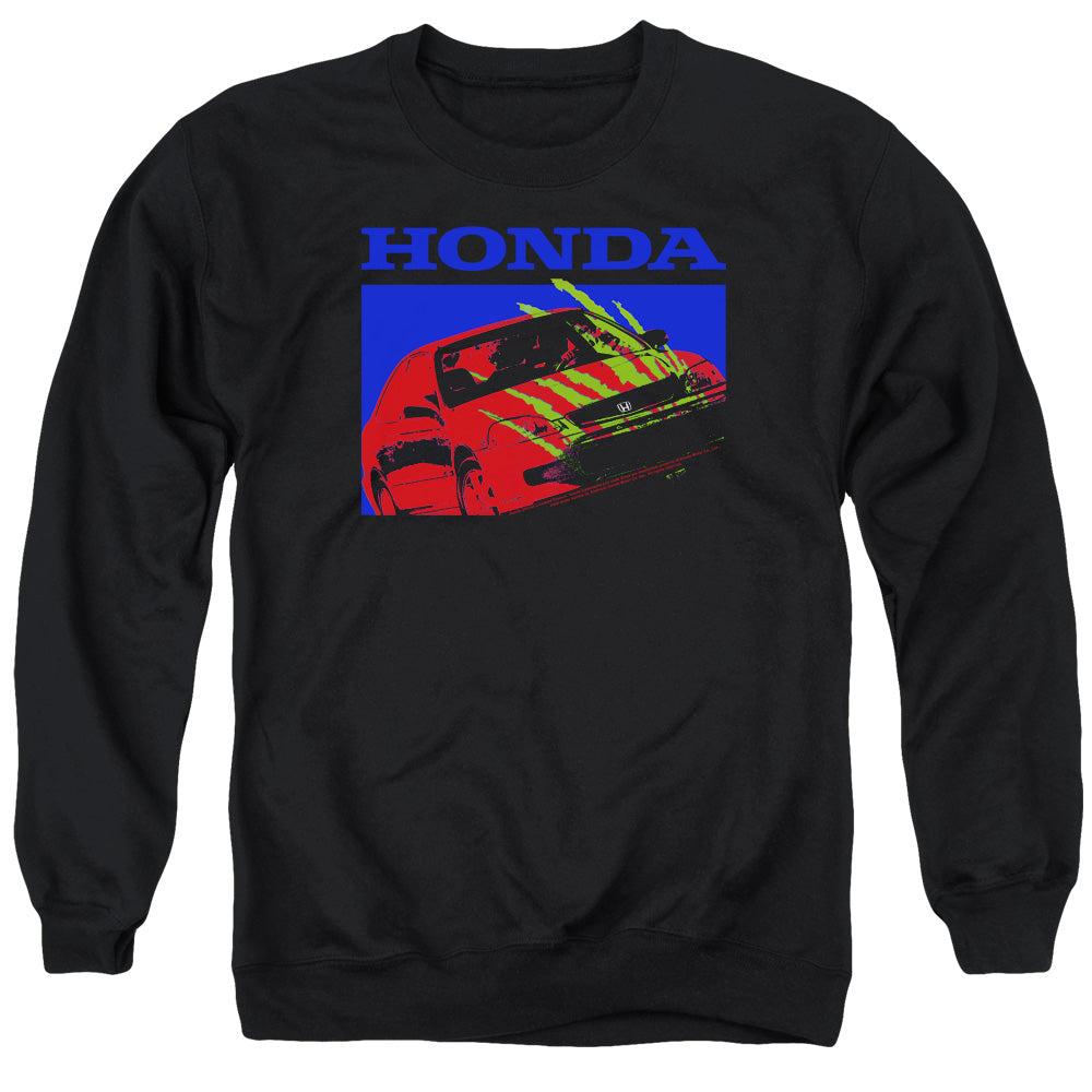 Honda Civic Bold-Adult Crewneck Sweatshirt-Black