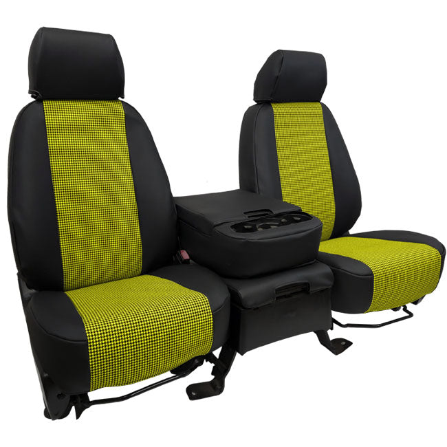 Custom Fit Classic Car & Truck Seat Covers for Mustang, C10, Bronco, Firebird & CJ7 – Houndstooth Designer Fabric | Made in USA