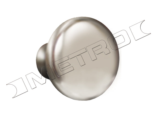 Kn 65 Dash Control Knob All Metal With Bright Chrome Finish Shelby Cobra 1963-1966