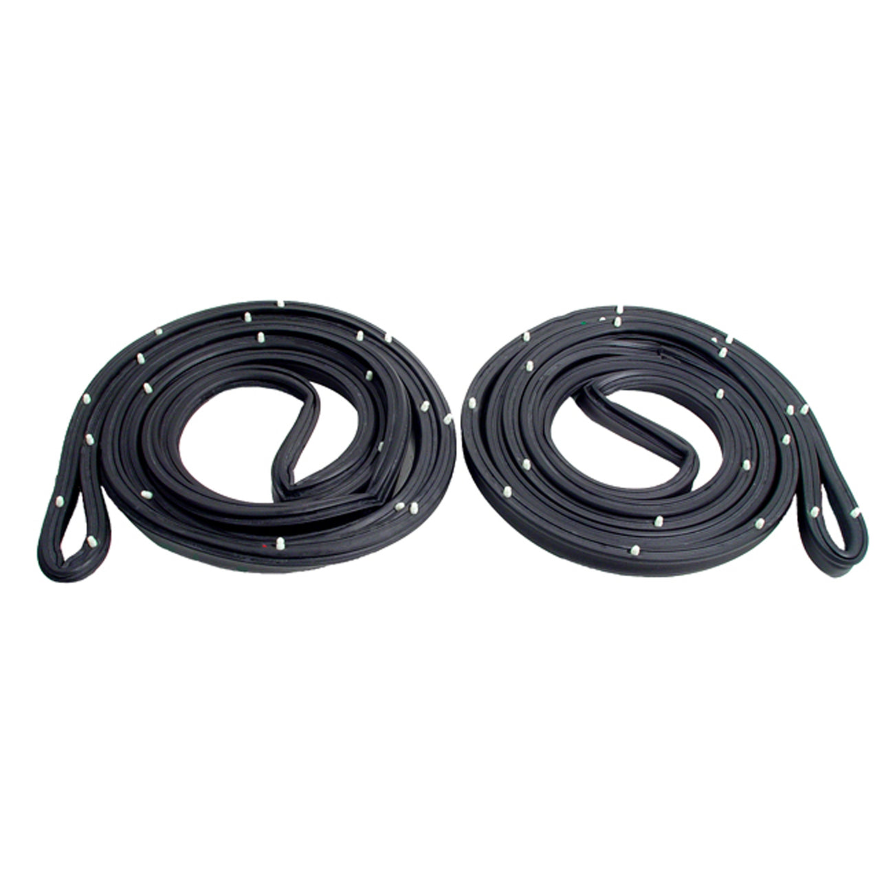 Lm 12-N Molded Door Seals With Clips For 2-Door Wagons Chevrolet Chevelle 1964-1965, Malibu 1964 4406677/8