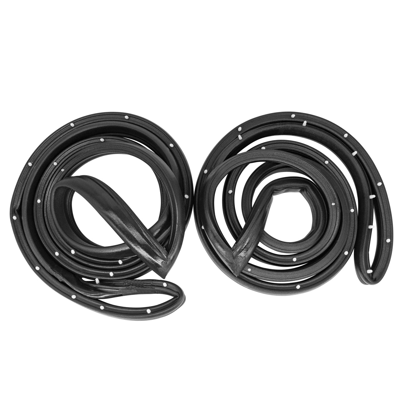 Lm 18-L/Wc Front Molded Door Seals With White Clips Buick Electra 1977-1986, Estate Wagon 1977-1979, Lesabre 1977-1986