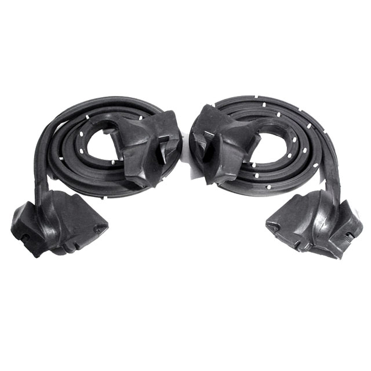 Lm 18-R Front Door Seals Made With Molded Ends And Installed Clips Cadillac Seville 1980-1985