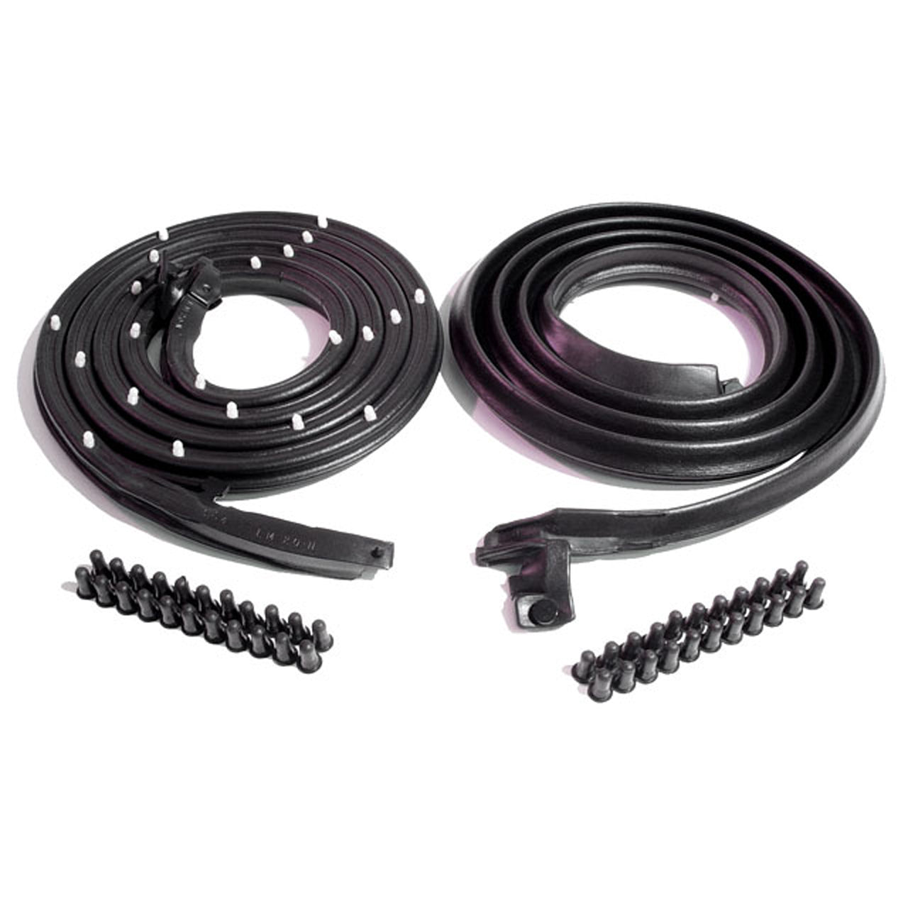 Lm 20-N Door Seals, With Clips And Molded Ends Chevrolet Chevy Ii 1962-1967