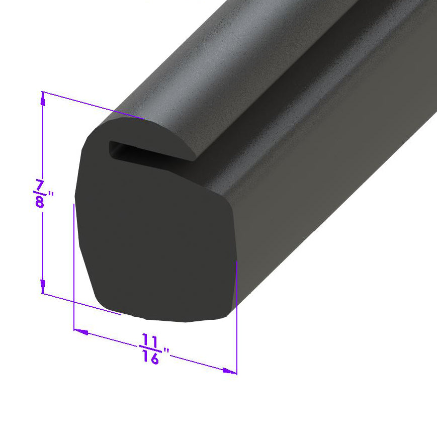 Lp 109-C/Ft Front Nose Seal Sold By The Foot