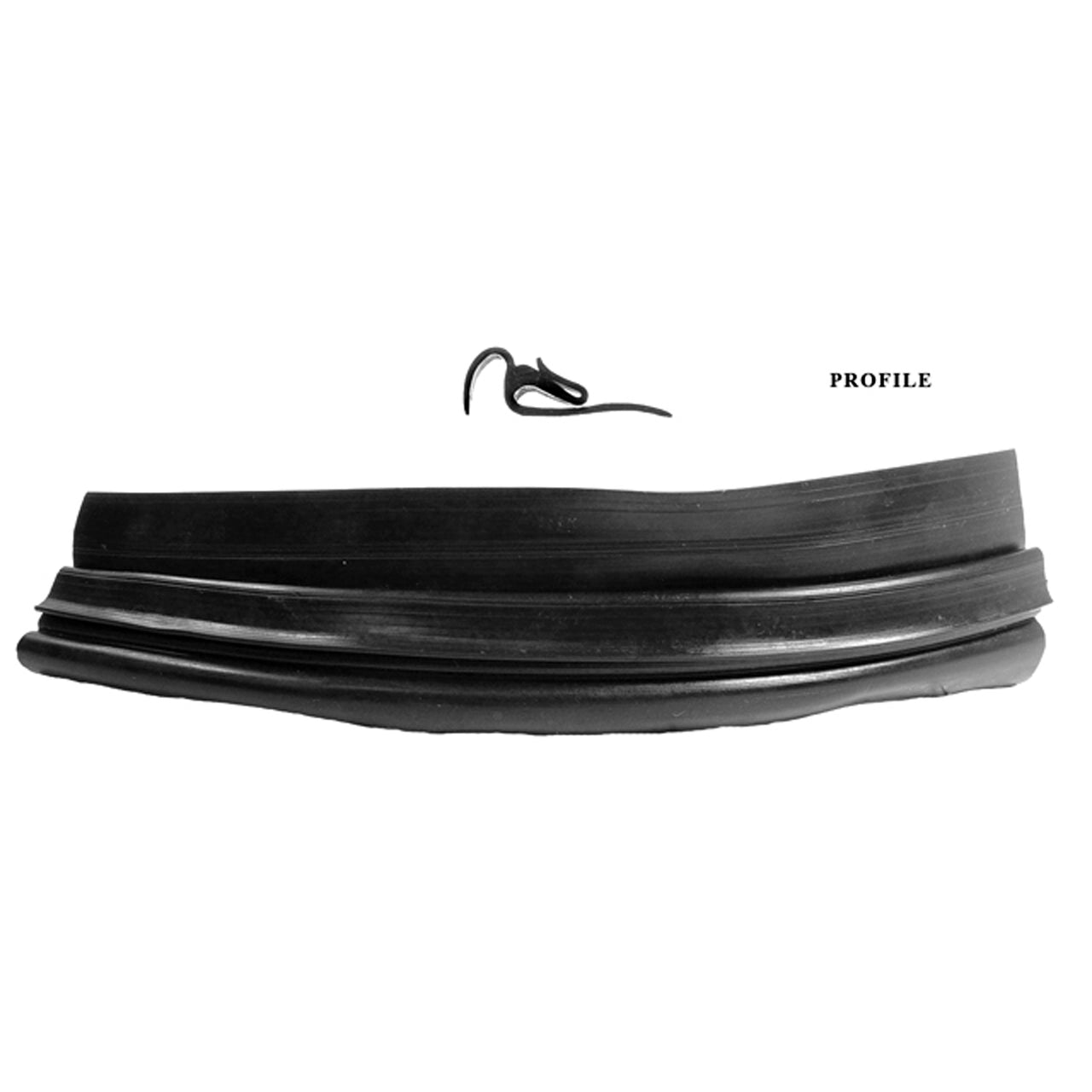 Lp 109-L/Ft Bumper To Body Seal, Splash And Gravel Guard 2-1/8" Wide Lincoln Cosmopolitan 1949-1951, Lincoln 1949-1951