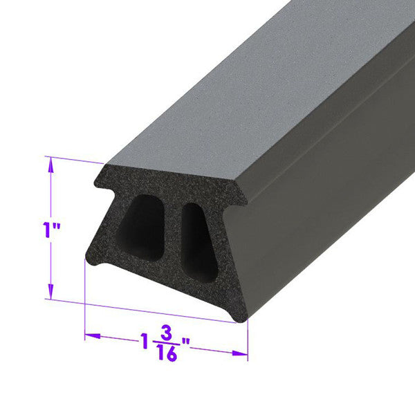 Lp 110-Lb Roof Rail Seal, Front Sold By The Foot