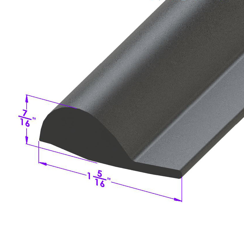 Lp 110-Z/Ft Rear Center Hardtop Seal Sold By The Foot Mercedes-Benz 190Sl 1955-1963