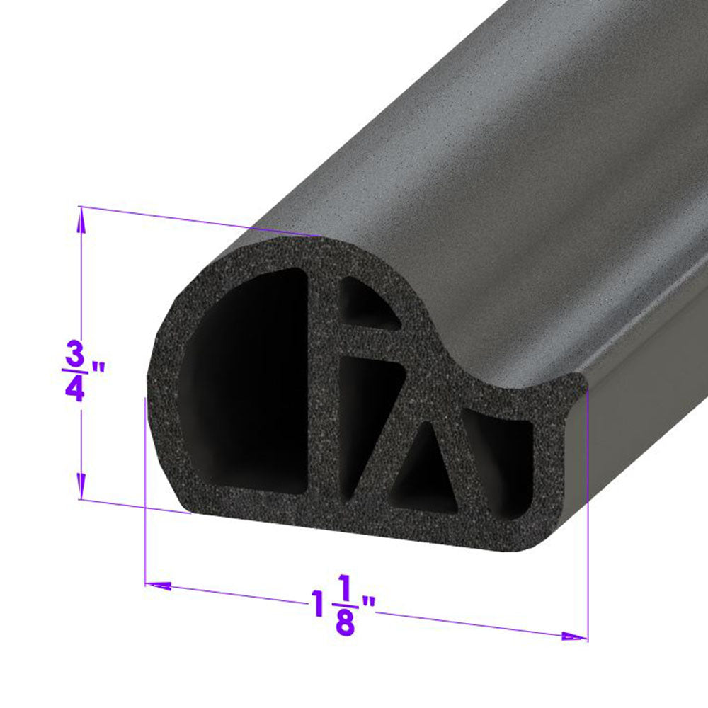 Lp 123-V Door Seal Sold By The Foot