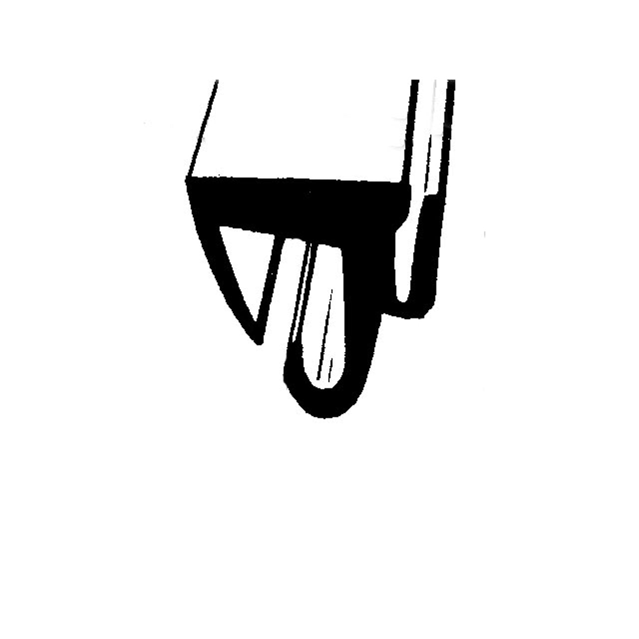 Lp 12-D Roof Rail Seal Metropolitan Series 560 Iii 1956-1957, Series A 1954, Series B 1955