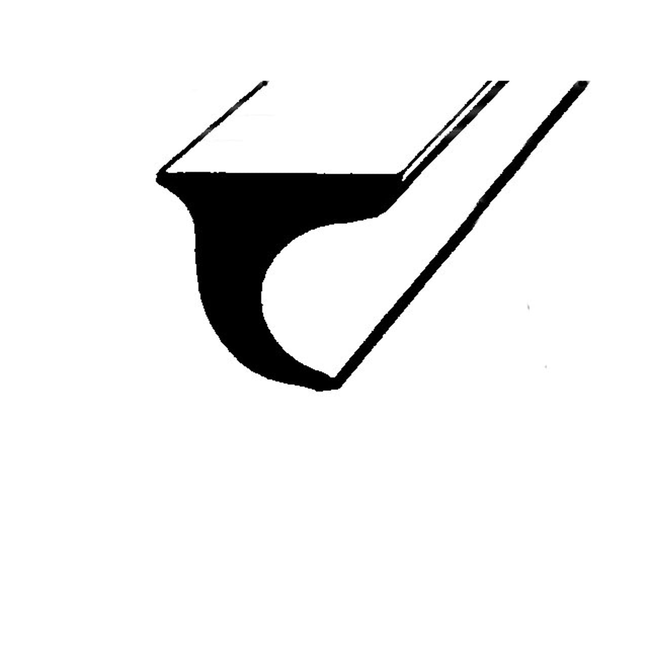 Lp 12 Top Roof Rail Seal, For Convertibles Sold By The Foot